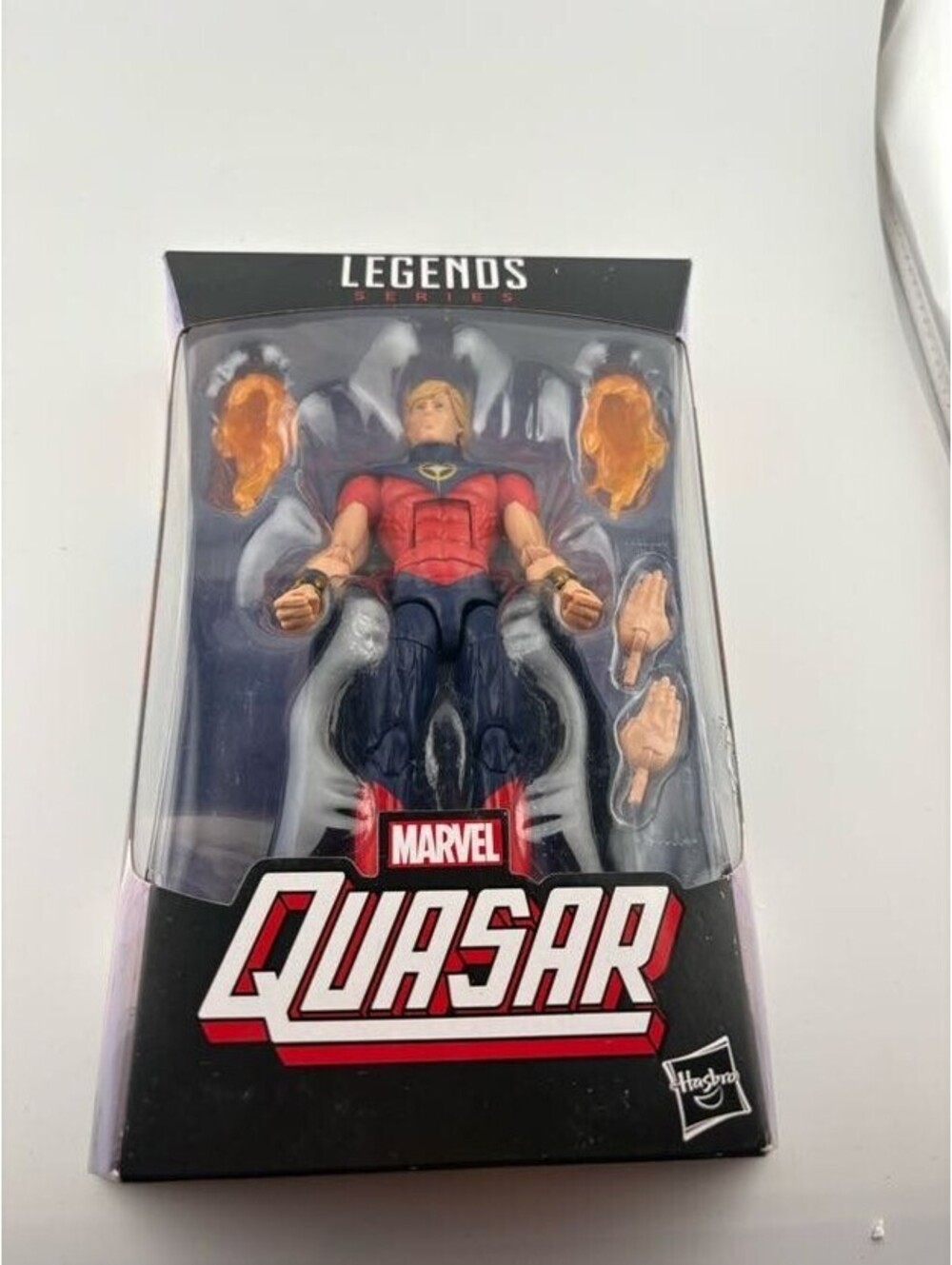Quasar Action Figure Hasbro Marvel Legends Series 6 Inch Energy Effects